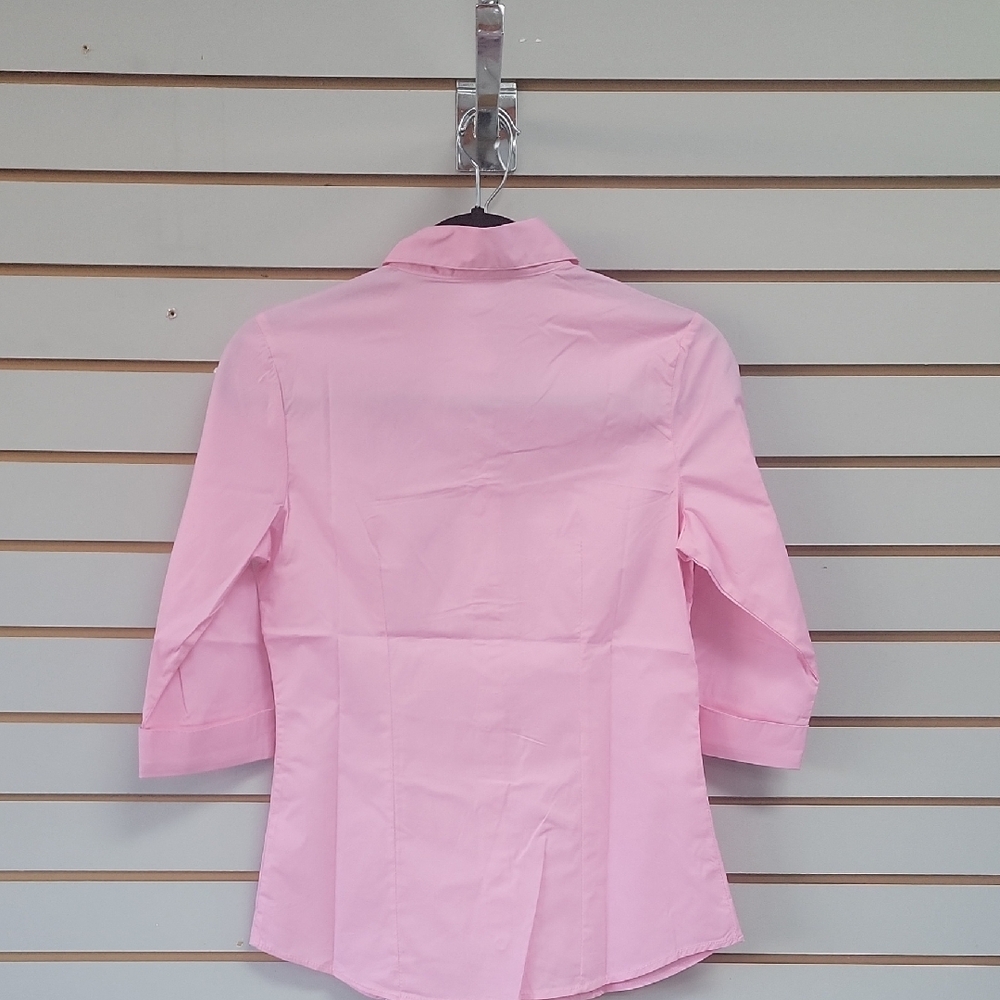 Pink Women's Button-Up Shirt - Picture 6 of 6